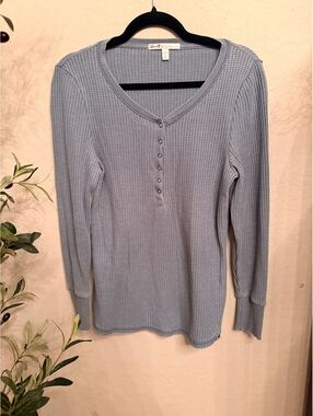 Seven7 Waffle Knit Long Sleeve Thermal